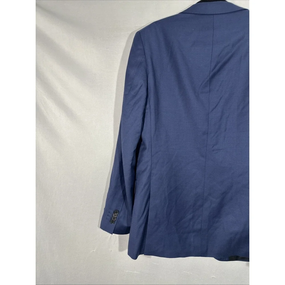 NEW Cavalli Class [ 48/42 ] Slim Fit Wool Suit‎ Jacket in Shinny Blue #U1903